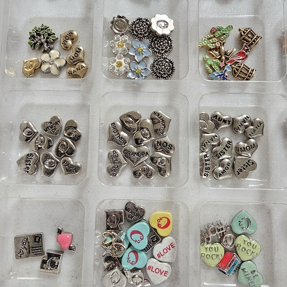 🦉 5/$21 🦉 O2 ORIGAMI OWL LIVING LOCKET FLOATING PETITE MEMORY CHARMS NEW!! - Picture 14 of 16